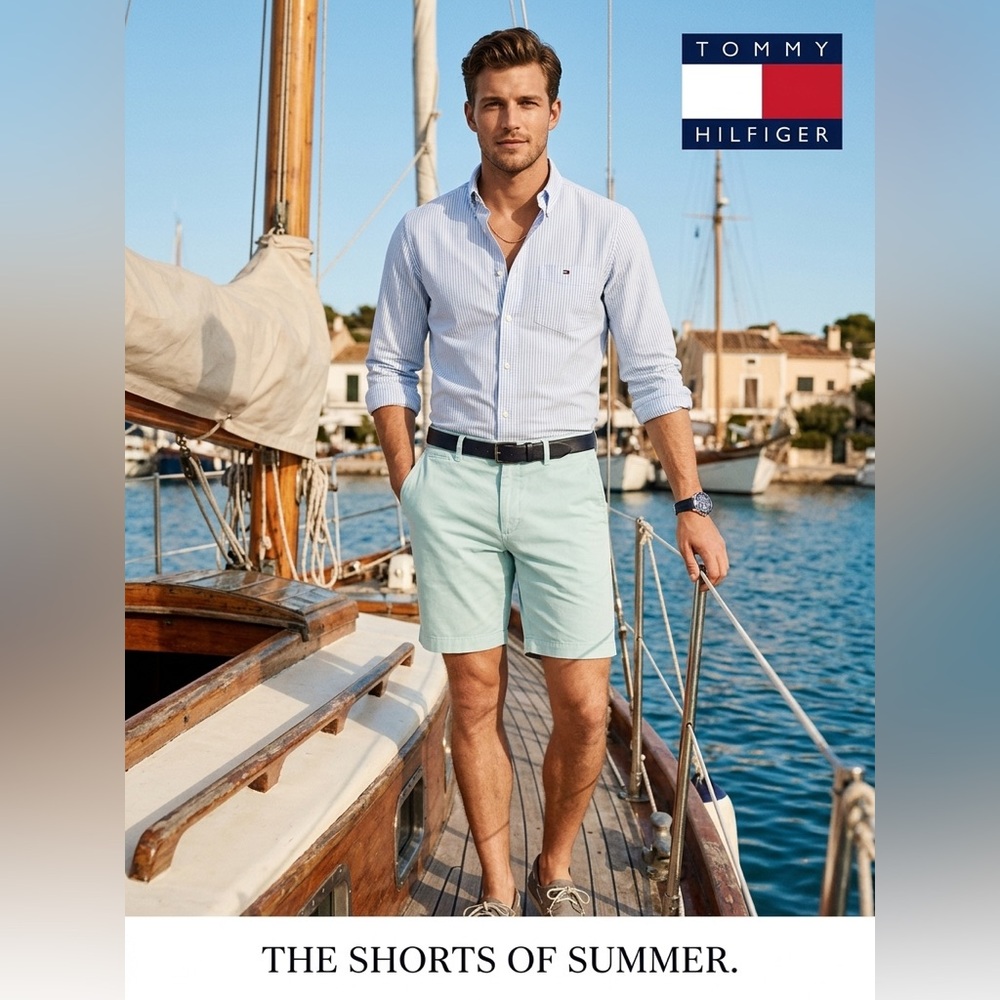 Tommy Hilfiger Men’s Mint Chino Shorts